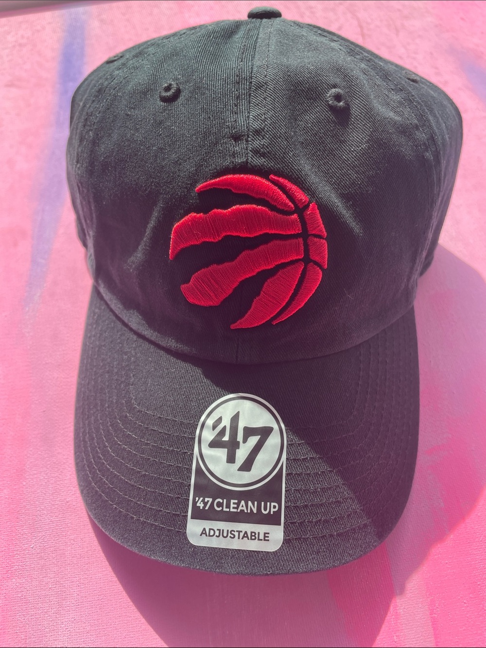 Toronto Raptors 47 Brand Team Color Clean Up Cap
